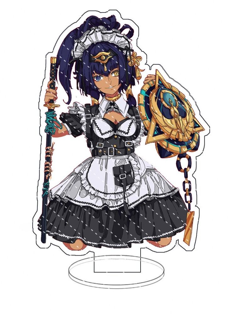 Genshin Impact Stand Figure Acrylic Ornaments Stand Model Collections Peripheral Statue Card Character Proof Series Transparent Figure Model Fans Decoration Collection Desk Decor Toys Cute(4pcs)  - Image 4