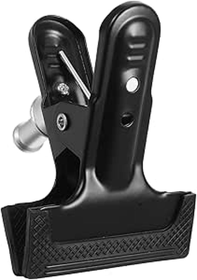 Heavy Duty Black Spring Clamps For Photography Backdrop Secure Grip Muslin - Image 1