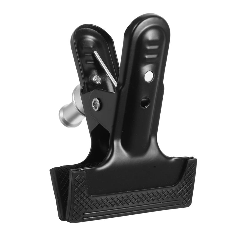 Heavy Duty Black Spring Clamps For Photography Backdrop Secure Grip Muslin - Image 2