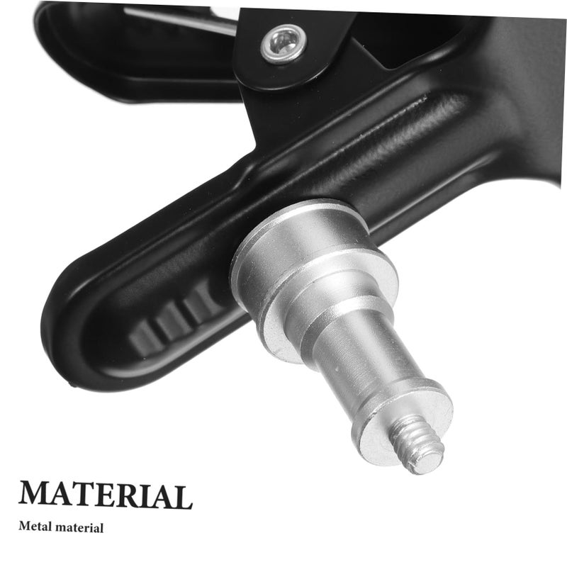 Heavy Duty Black Spring Clamps For Photography Backdrop Secure Grip Muslin - Image 4