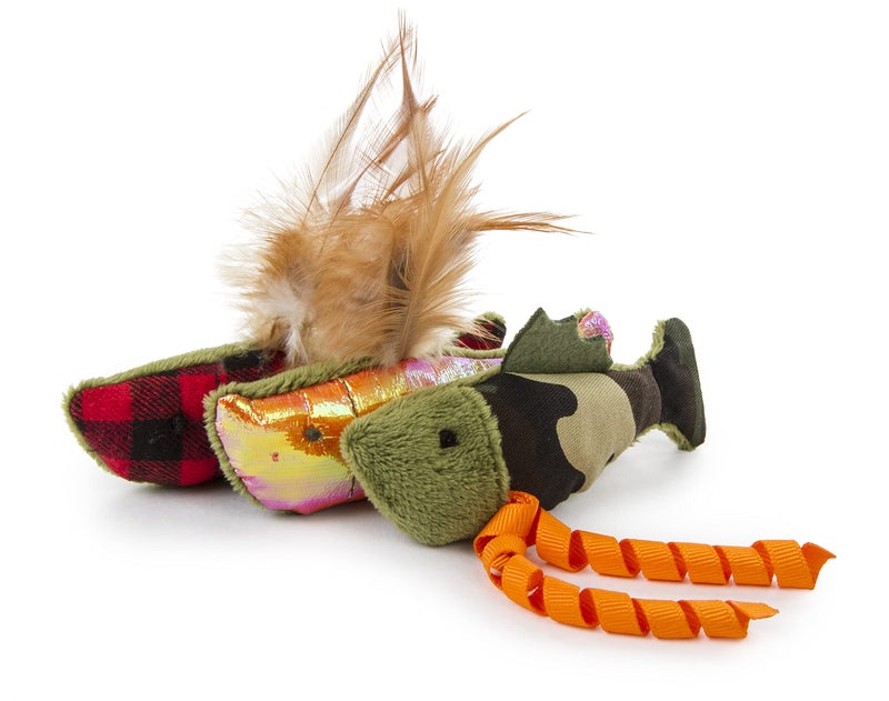 SmartyKat (3 Count) Fish Friends Crinkle Catnip Cat Toys - Multi Color, 3 Count - Image 2