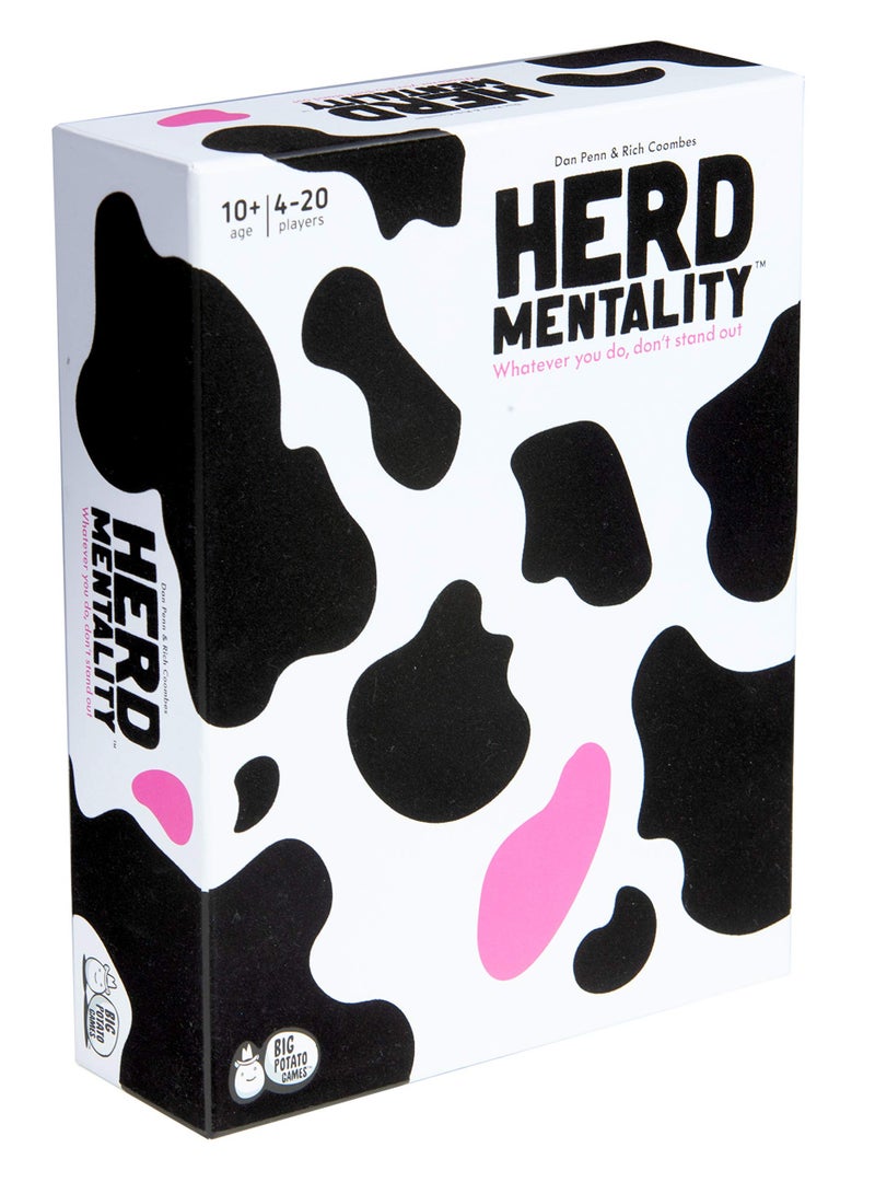 NIBEMINENT Herd Mentality: Udderly Hilarious Board Game for Group Fun | Easy Setup & Play | The Perfect Party Game for 4-20 Players | Includes 20 Extra Exclusive Question Cards  - Image 1
