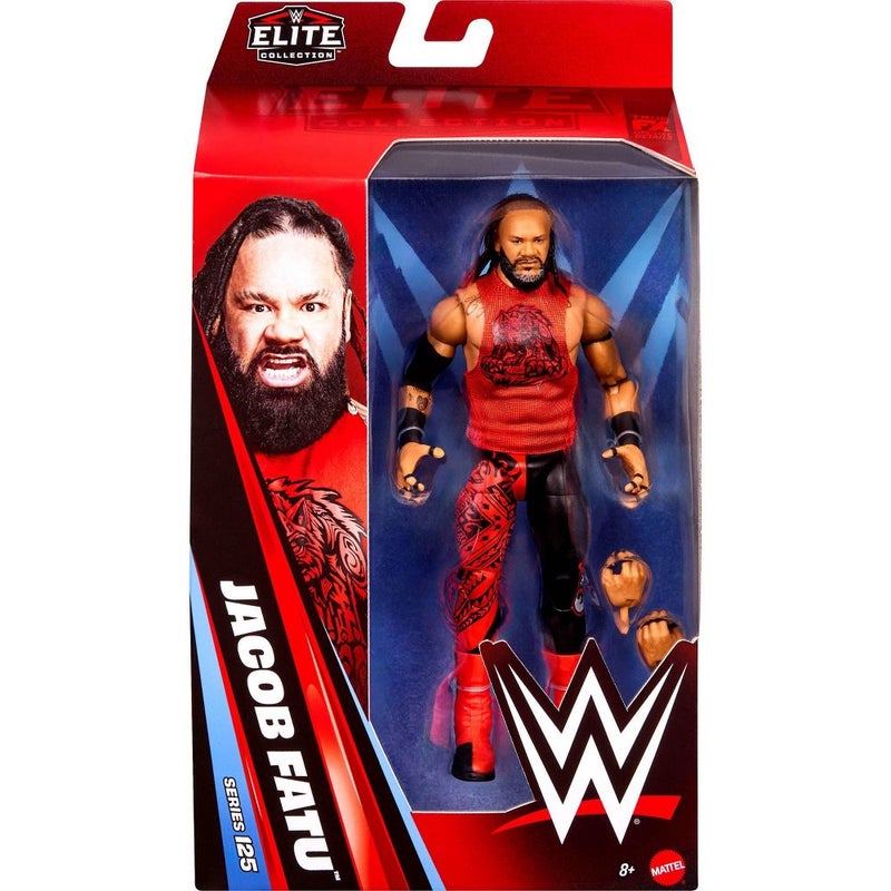 WWE Elite Collection Jacob Fatu Action Figure (15.24 cm) - Image 1