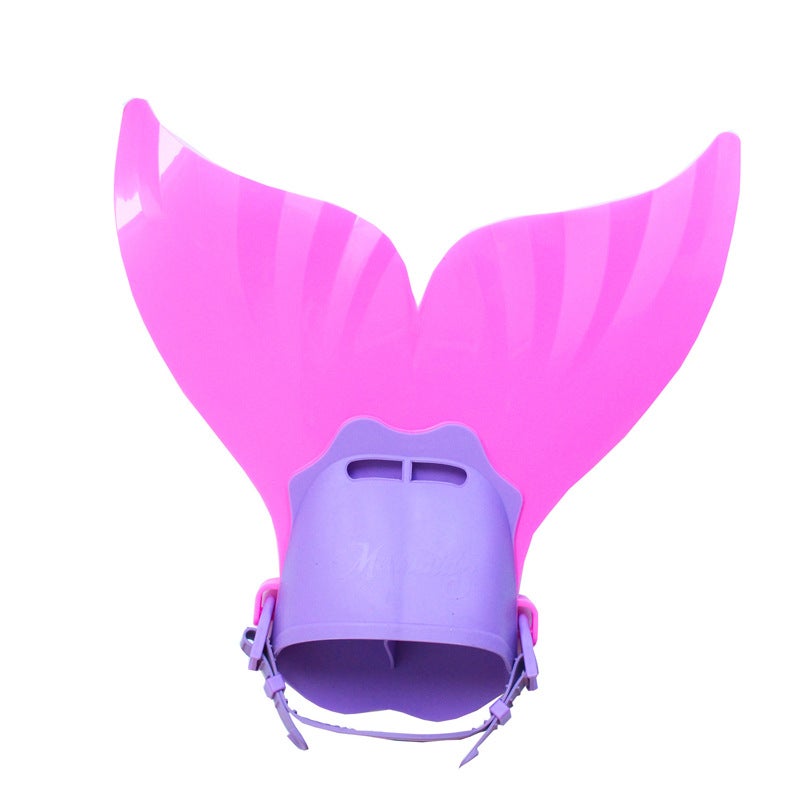 Mermaid flippers children's frog shoes wholesale mermaid conjoined flippers Whale Tail Flippers single flippers - Image 3