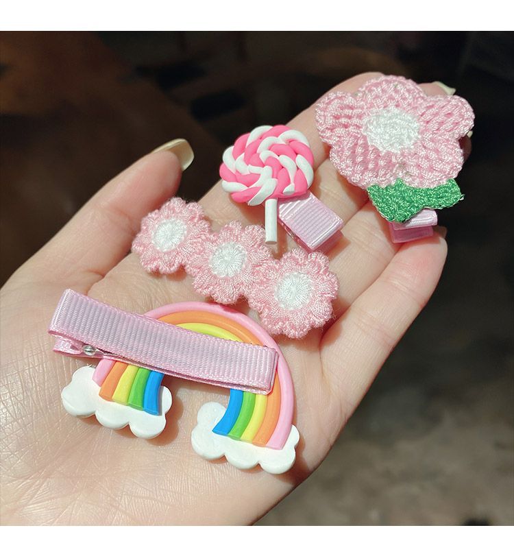 14 PCS Baby Girls Hair Clips, Colourful & Cute Hair Accessories | Multicolour - Image 4