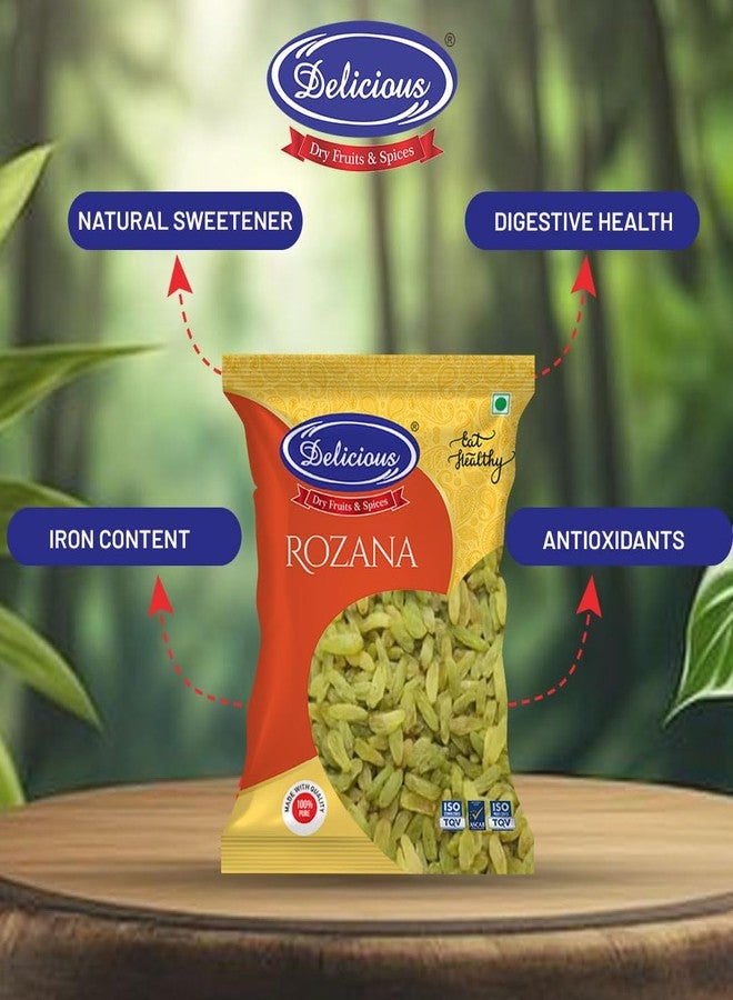 Delicious Rozana Green Raisins | Kismis Dry Fruits | Dry Grapes | Premium Kishmish | Kismis 500gm - Image 4