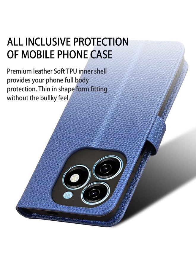 Case Cover for Tecno Spark 20 4g With Full Body Camera Lens Protector PU Leather Flip Folio Wallet Card Holder Shockproof Protective Back Cover With Release Hand Phone Daily Video Kickstand