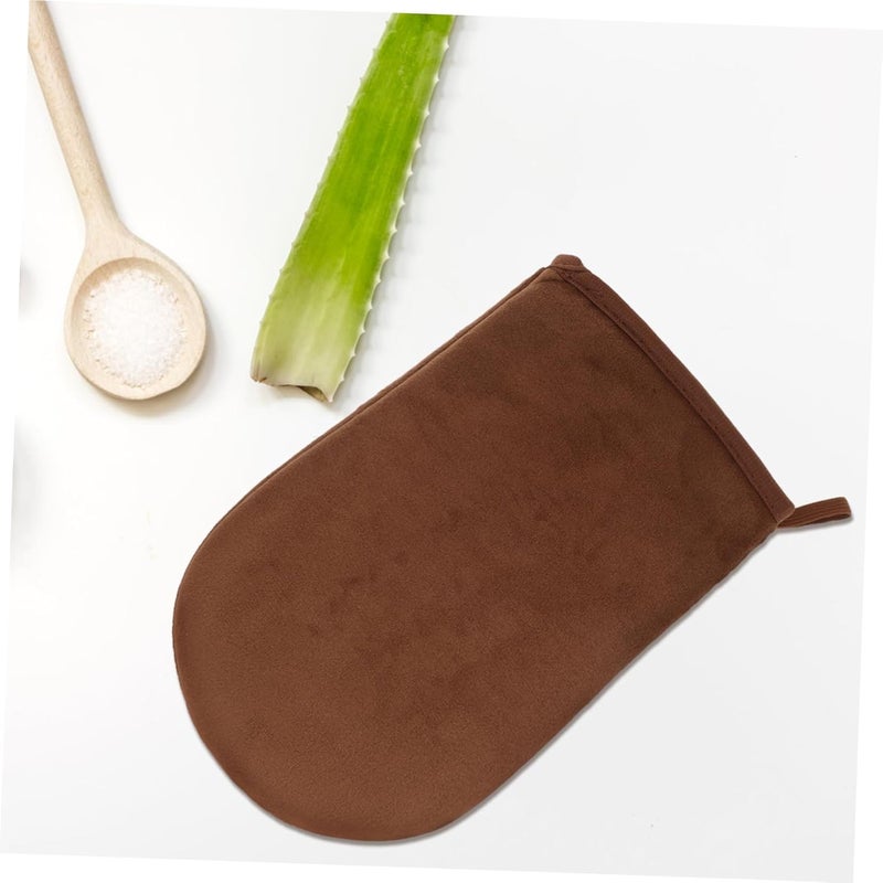 قفاز ذاتي للاسمرار البني من الفلوك لتطبيق اللوشن بشكل متساوي، ناعم ومريح، قابل لإعادة الاستخدام والغسل - Image 4