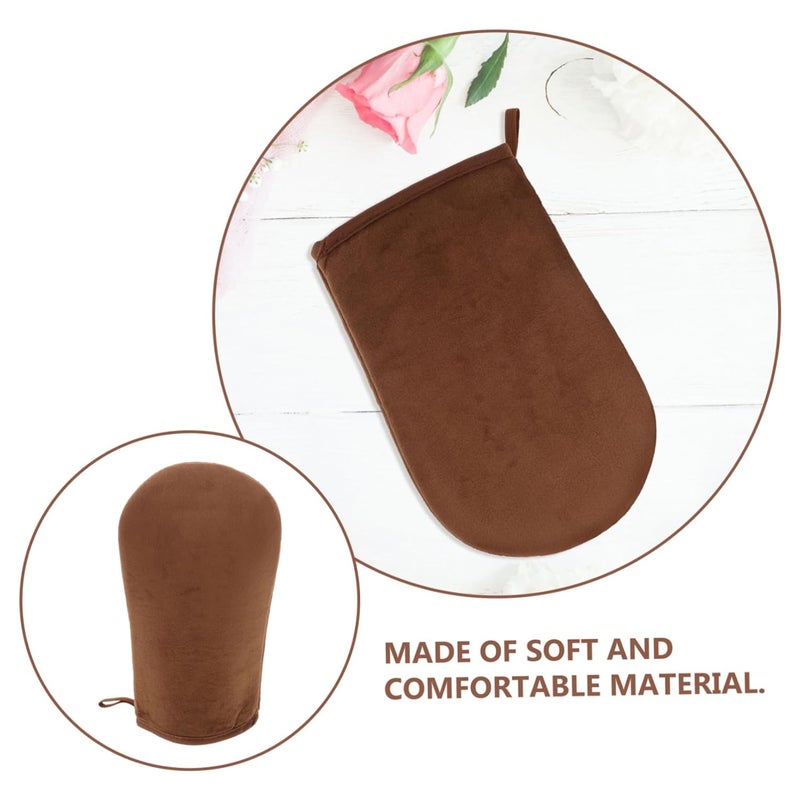 قفاز ذاتي للاسمرار البني من الفلوك لتطبيق اللوشن بشكل متساوي، ناعم ومريح، قابل لإعادة الاستخدام والغسل - Image 5