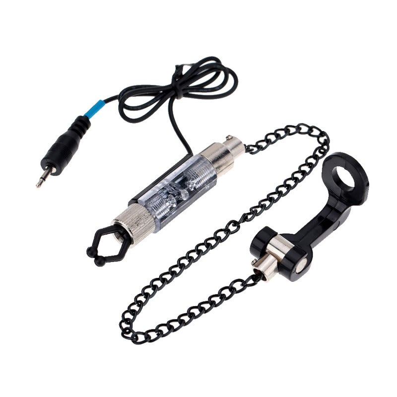 COONOR Iron Fishing Bite Alarm Chain Hanger Swinger LED Illuminated Indicator - Image 3