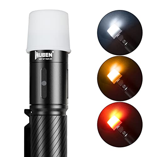 WUBEN AC1 3 Colors Flashlight Diffuser Durable Compatible with 24.5-26mm Diameter Lamp Caps for C3 L50 L50S TO40R TO46R Flashlight - Image 1