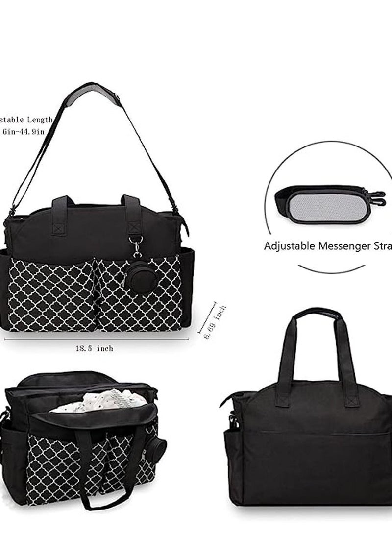 GROWSTEADY Diaper Bag Tote with Changing Station Upgrade Multi-Function Baby Bag with Adjustable Shoulder Strap  - Image 4