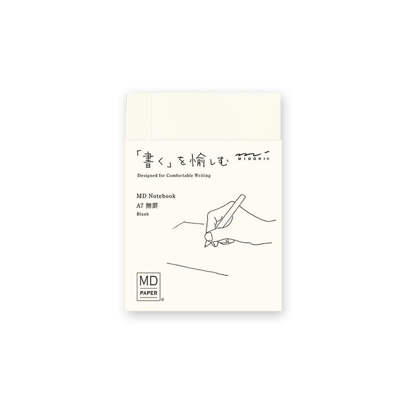 Midori 15344006 Notebook, MD Notebook, A7, Unruled - Image 1