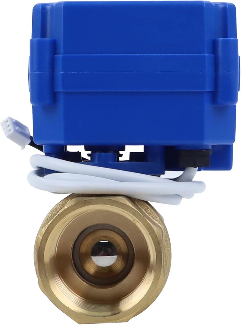 SDS كاشف تسرب المياه مع إيقاف تلقائي للمياه وأجهزة استشعار وإنذار صوتي للأنابيب 1" NPT، كاشف تسرب المياه مع صمام إيقاف للمغسلة وسخانات المياه والمزيد - Image 2