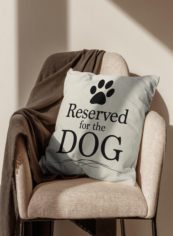 M-Qizi Reserved for The Dog Pillow Covers, 18x18 Pillow Cover, Dog Pillow Case, Dog Owner Gifts for Women Dog Pillows for Small Dogs, Dog Pillows Dog Owner Gifts - Image 3