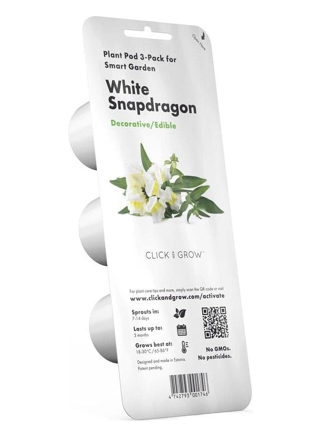 كليك اند جرو مجموعة من 3 قطع من سناب دراجون الأبيض - Image 1