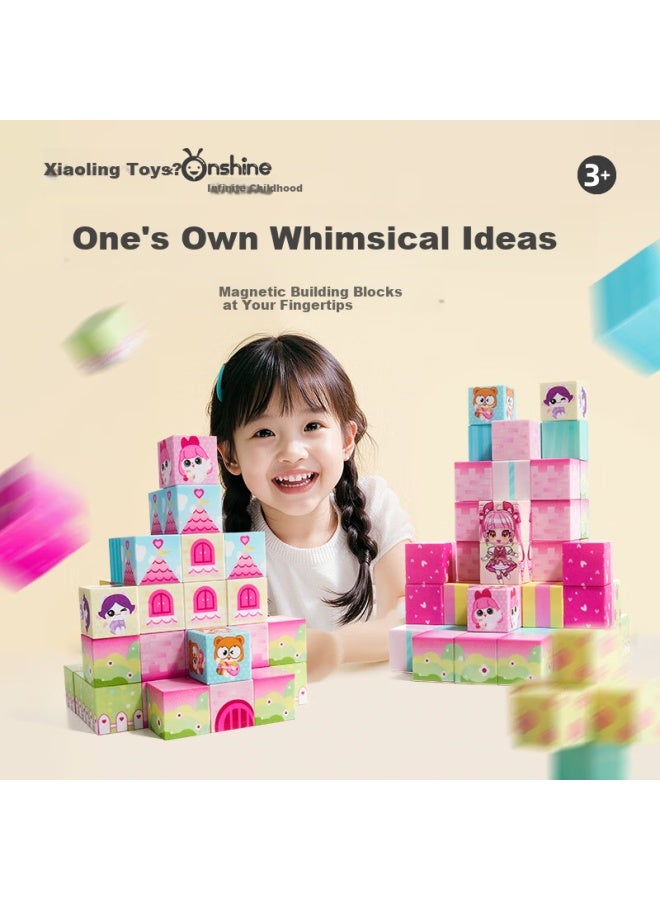 Onshine Xiaoling Toys Collaboration Magnetic Blocks My Strong Magnetic Building World Accessories - Image 3