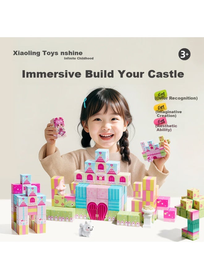 Onshine Xiaoling Toys Collaboration Magnetic Blocks My Strong Magnetic Building World Accessories - Image 2