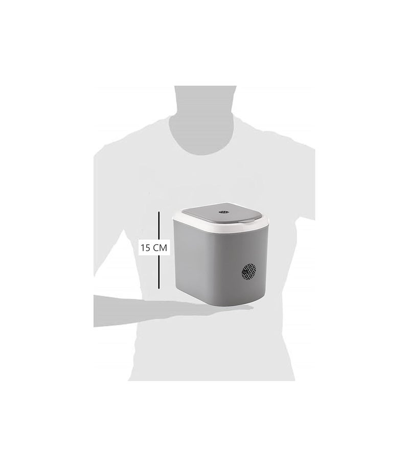 Nabhya Combo Of 3Pc Mini Waste Bin Disposal Dustbin for Car Office Desk and Home Use Grey - Image 4