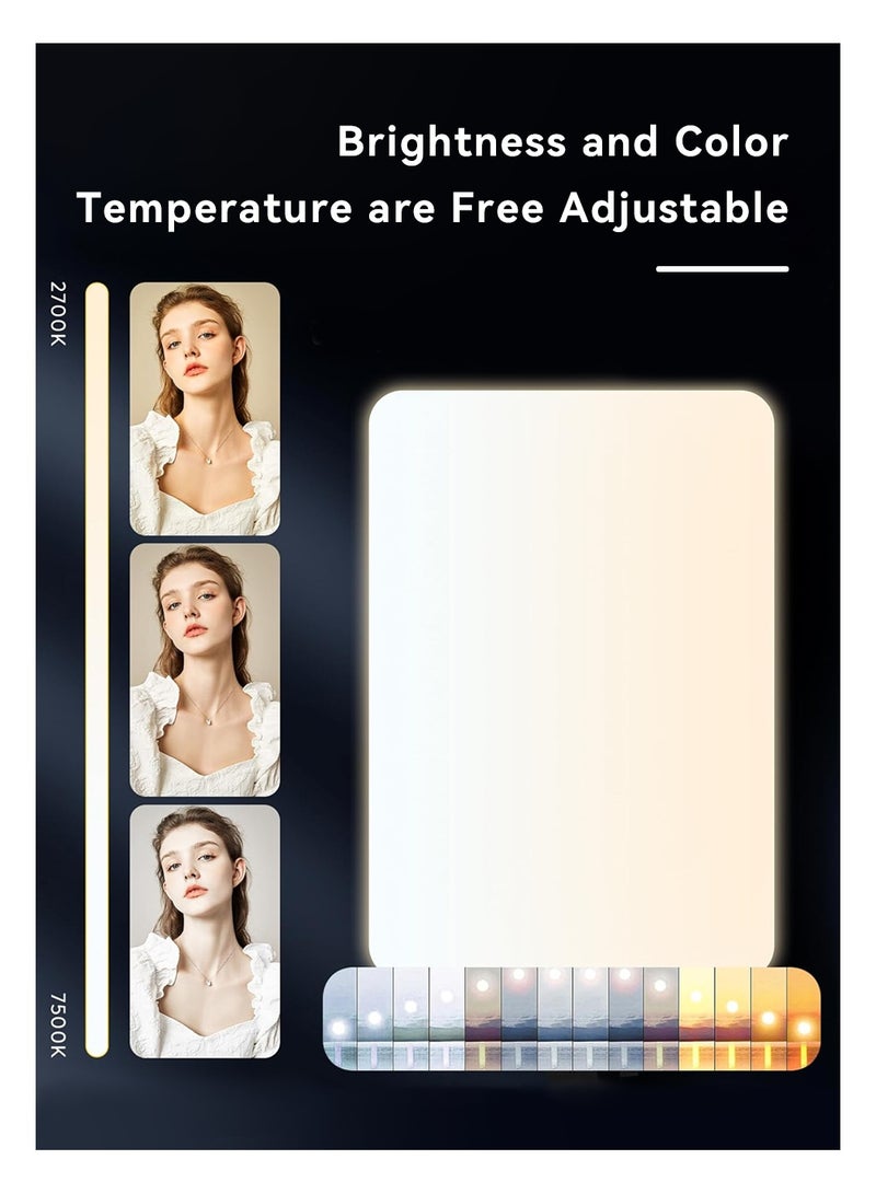 LEOKOR 24 inch LED Video Light Kit, 2800-7500K Dimmable Photography Lighting with Remote and Tripod Stand, Studio Lighting Equipment for Studio Photography, Video Recording, Game Streaming, Portraits Shooting (Black) - Image 5