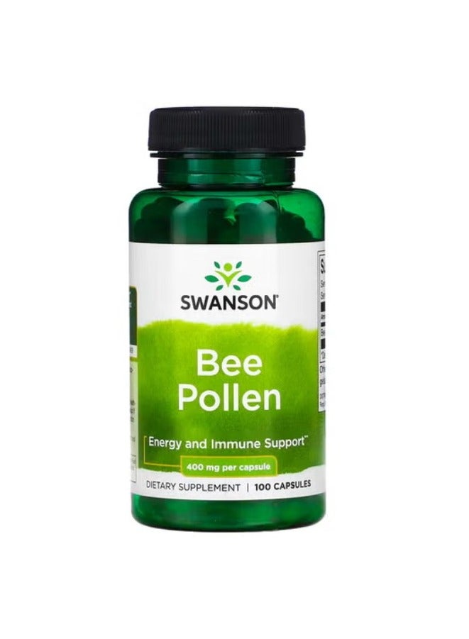 SWANSON Bee Pollen  400 mg  100 Capsules