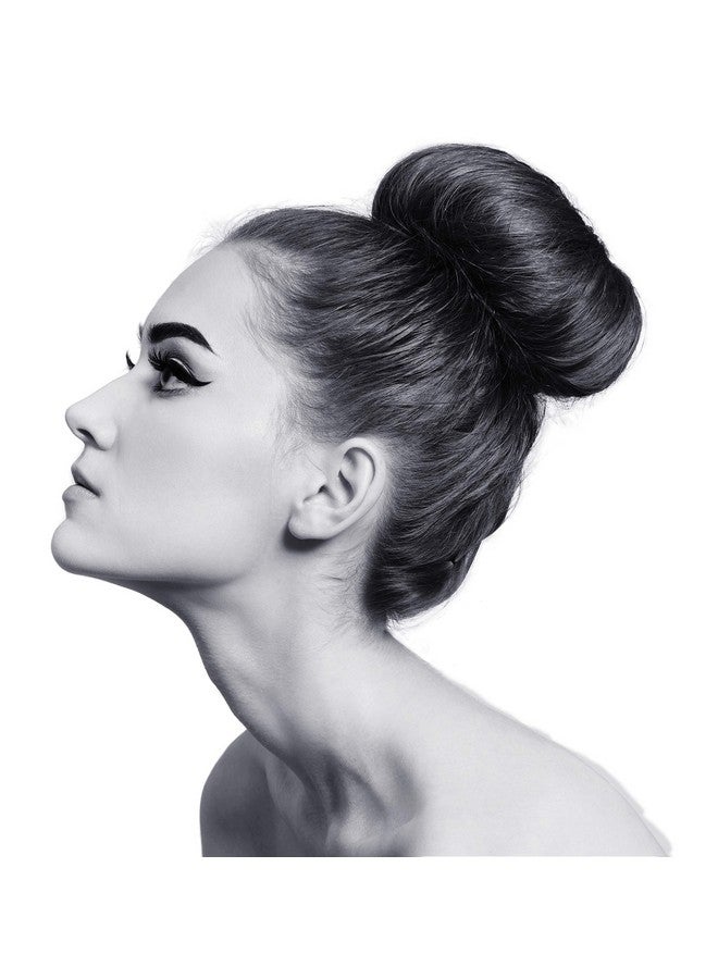 Beaute Galleria Beaute Galleria 3 Pieces Hair Donut Bun Maker Ring Style Mesh Chignon Ballet Sock Bun (Large Medium Small) (Brown) - Image 5