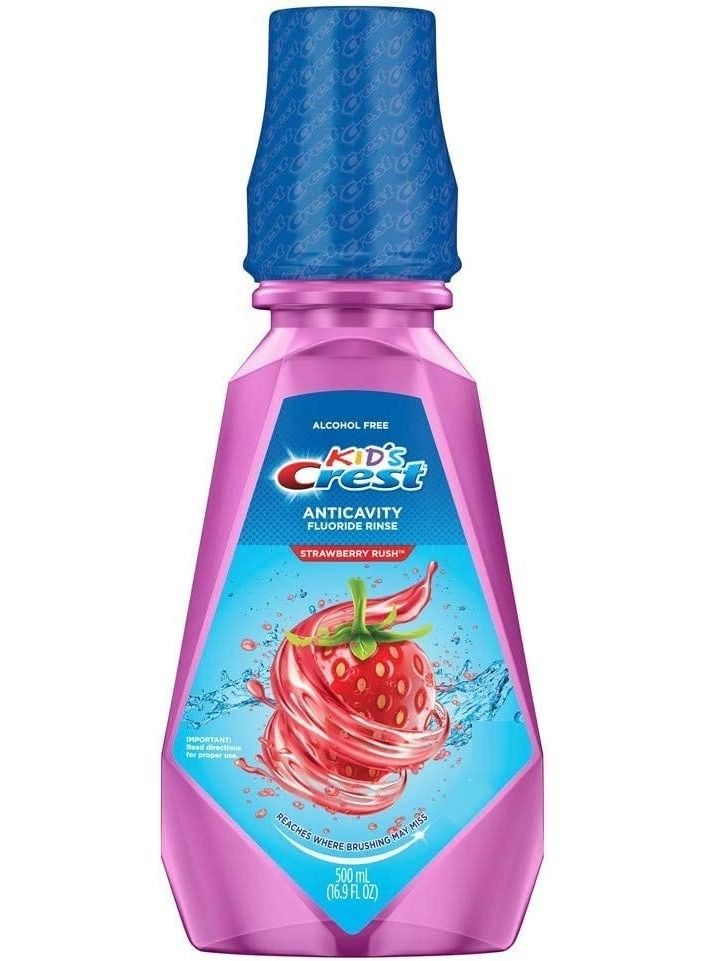 Crest Anticavity Fluoride Strawberry 500 ml