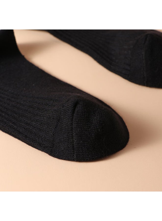 Red Bean Hodo Children's Socks For Boys And Girls, Mid-calf Cotton Sports Socks, High-elastic Breathable Student Socks W5007 Combination 4 20-22cm - Image 1