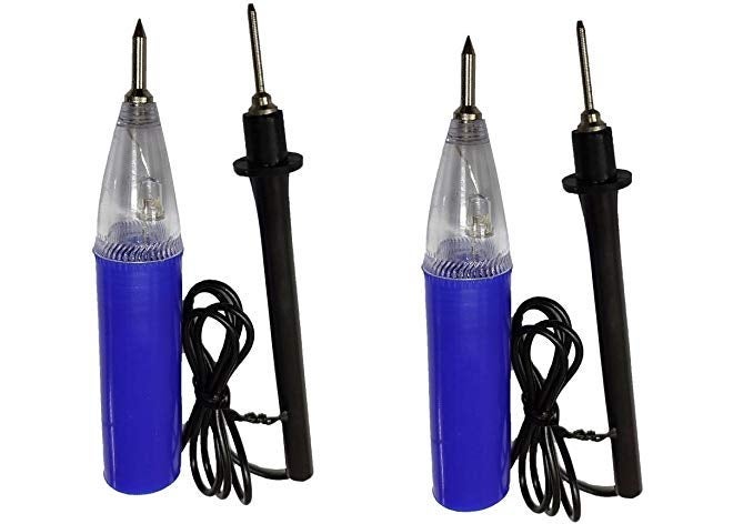 Inditrust 2Pcs of Continuity Tester to check all Cables Cords & Wires Analog Multimeter (Yellow 4000 Counts), Corded Electric - Image 1