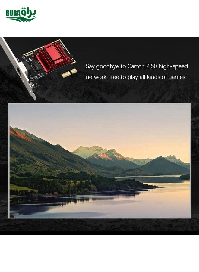 BURAQ 2.5G Gigabit Computer Games Network Card  - Image 5