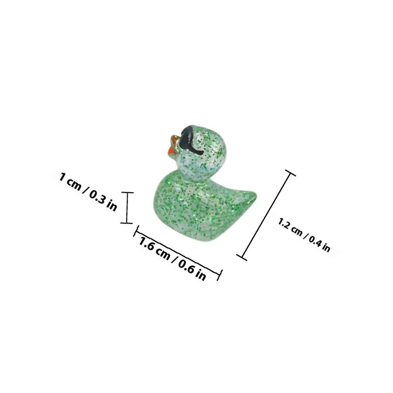 🌱 تماثيل بط صغيرة من الراتينج مضيئة للحدائق والشرفات - Image 2