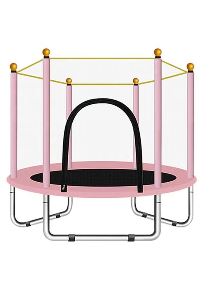 Fitness World trampoline equipped with a safety net for children for outdoor and indoor places - Image 1