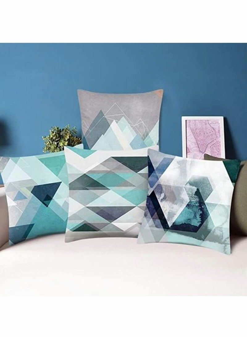 4PCS Pillows Set Sofa Cover Modern Decorative Pillowcases Home Cushion - Image 2
