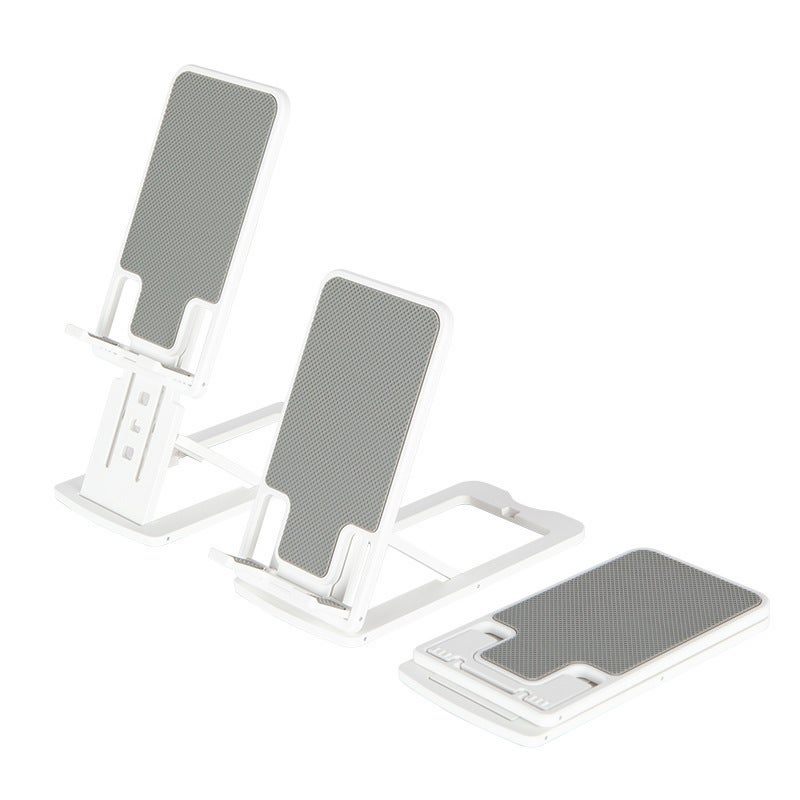Foldable Mobile Phone Holder ABS Desktop Stand - Stylish Simple Design Universal Non-Slip Bracket with Charging Hole for Smartphones Tablet PCs - Image 1