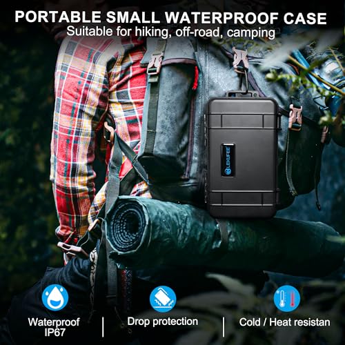 Lekufee Travel Waterproof Hard Case for Insta360 Flow 2 Pro,AI Tracker,Spotlight,and other Accessories(Case Only) - Image 5