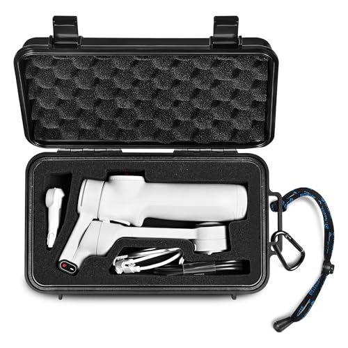 Lekufee Travel Waterproof Hard Case for Insta360 Flow 2 Pro,AI Tracker,Spotlight,and other Accessories(Case Only) - Image 1