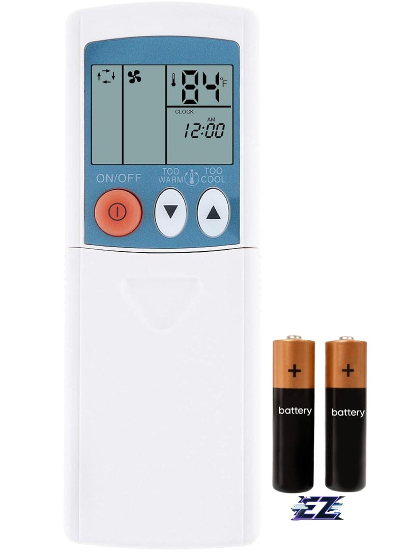 ELTRAZONE جهاز تحكم عن بُعد متوافق مع مكيفات الهواء ميتسوبيشي إلكتريك Mr. Slim MSZ-HM18NA-U1 MSZ-HM24NA-U1 MSZ-WR24NA-U1 MUZ-HM18NA MUZ-HM24NA NTXWMT18A112AA NTXWMT24A112AA مع عرض بالفهرنهايت مع بطارية - Image 1