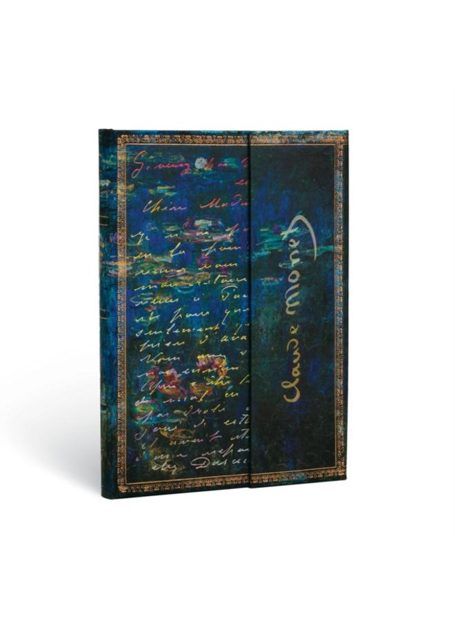Monet, Water Lilies (Embellished Manuscripts Collection) Midi Lined Hardcover Journal
