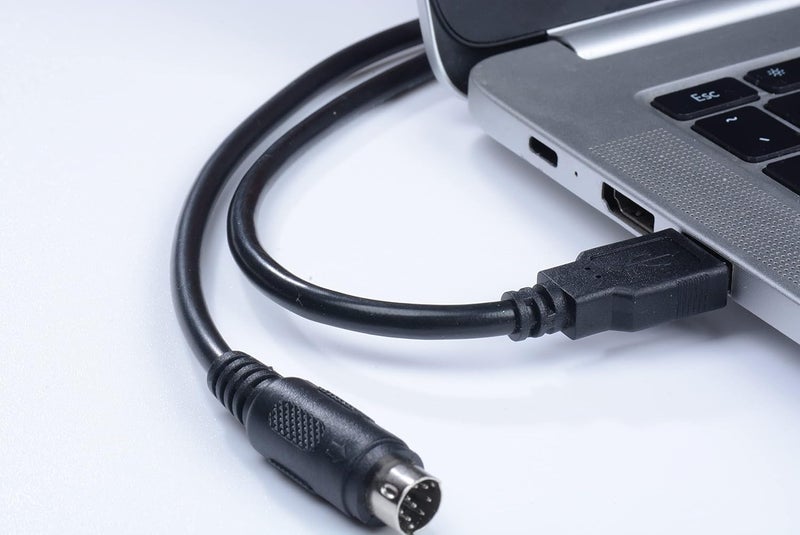 واشنجلي كابل برمجة USB-ACAB230 USB لسلسلة Delta PLC DVP EX ES EH EN، بديل لـ USB-ACAB230، بطول 6 أقدام - Image 5