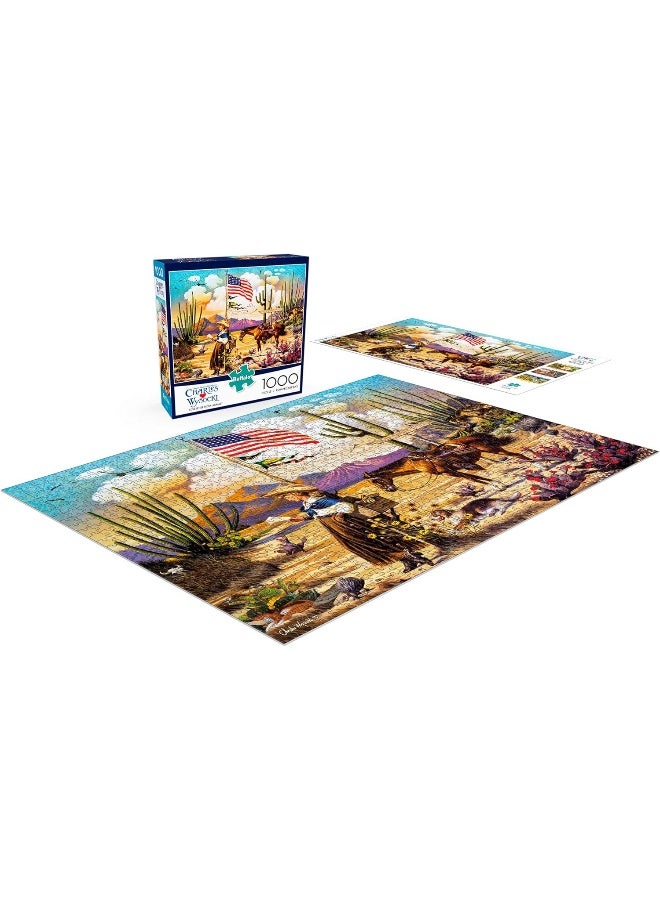 Buffalo Games ألعاب بوفالو - تشارلز ويسوكي - رسالة حب من لارامي - 1000 قطعة لغز - Image 4