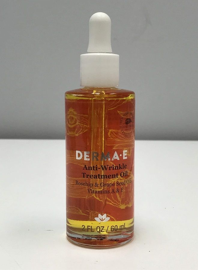 Derma-E Anti-Wrinkle Treatment Oil (Rosehip, Grape Seed, and Vitamins A & E Oils) - Image 1