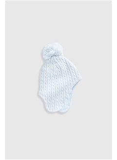mothercare قبعة للأطفال مزوّدة بحياكة باللون الأزرق  - Image 1
