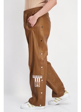 adidas Originals Women Sportswear Fit Brand Logo Track Pants, Brown  - Image 3