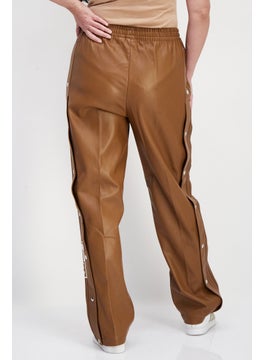 adidas Originals Women Sportswear Fit Brand Logo Track Pants, Brown  - Image 4
