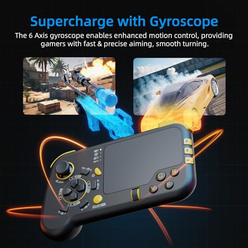 IFYOO GTP01 2.4G Wireless Gaming Touchpad with Gyro, Keyboard and Mouse with Trackpad Function Game Controller Gamepad Shape for Xbox Series X|S, Xbox One, PS5, PS4, Steam, PC Windows 11 10 - Black2 - Image 4