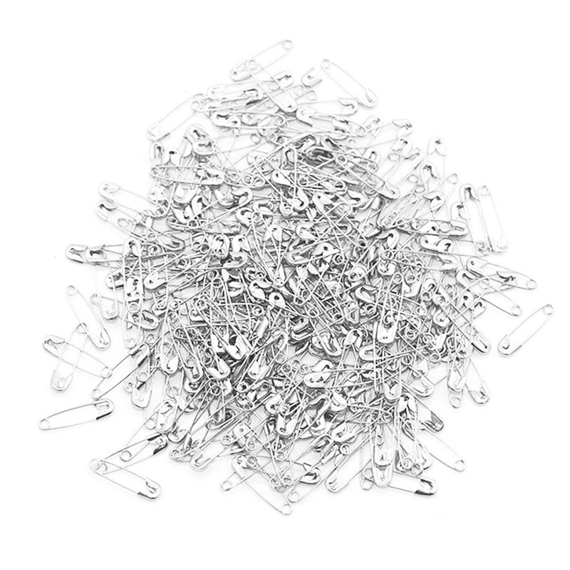 COMOK 19mm(0.75in) Safety Pins,1000 Count, Rust Resistant Nickel Plated Steel Set for Crafting, Sewing, and Clothing Fastening etc, Sliver Tone - Image 5