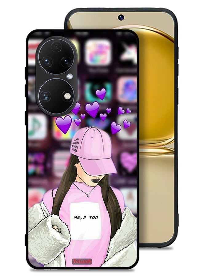 Tolwak Huawei P50E Protective Case Cover Anti Social Club - Image 1