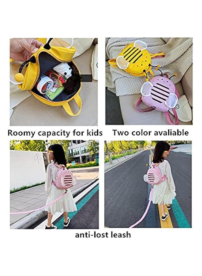 Cute Animal Toddler Backpack 3D Bee Mini Nursery School bag for Kindergarten Gilrs - Image 4