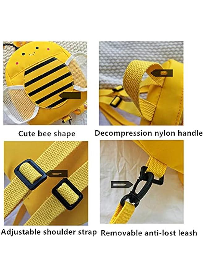 Cute Animal Toddler Backpack 3D Bee Mini Nursery School bag for Kindergarten Gilrs - Image 3