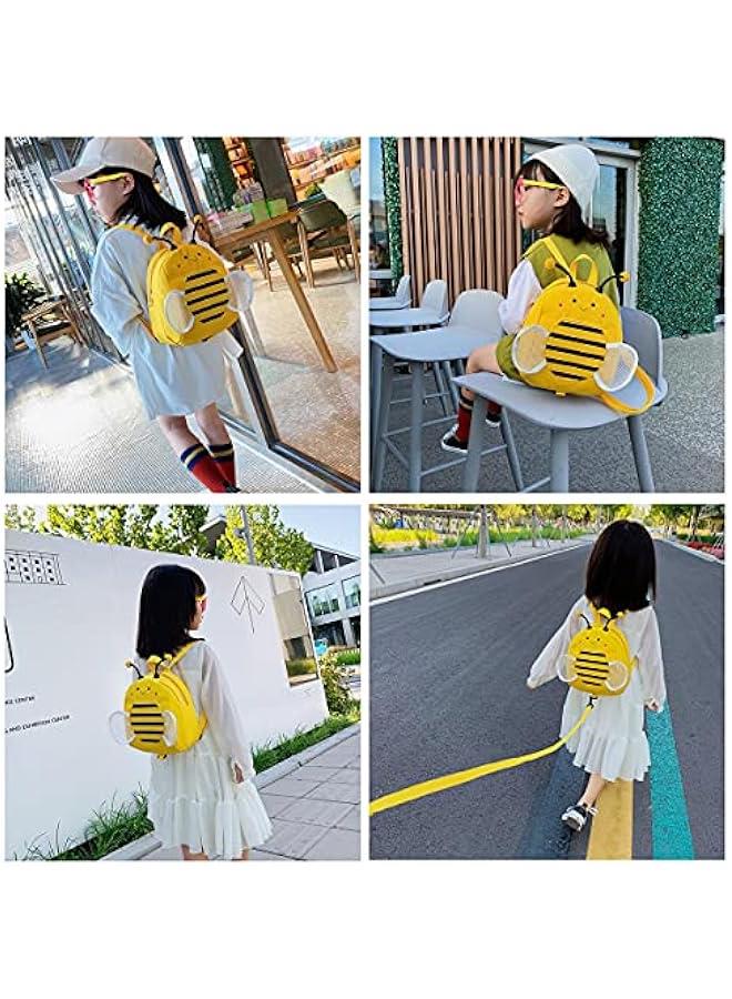 Cute Animal Toddler Backpack 3D Bee Mini Nursery School bag for Kindergarten Gilrs - Image 5